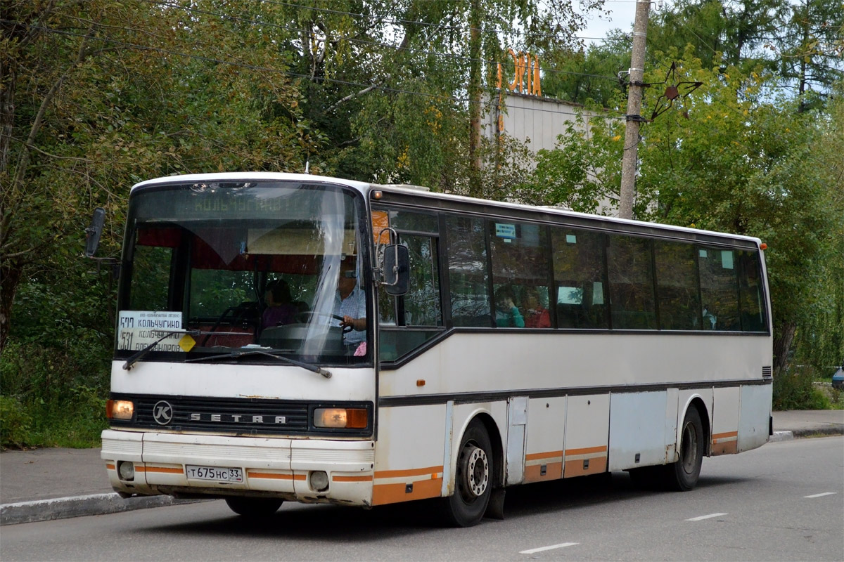 Владимирская область, Setra S215UL № Т 675 НС 33