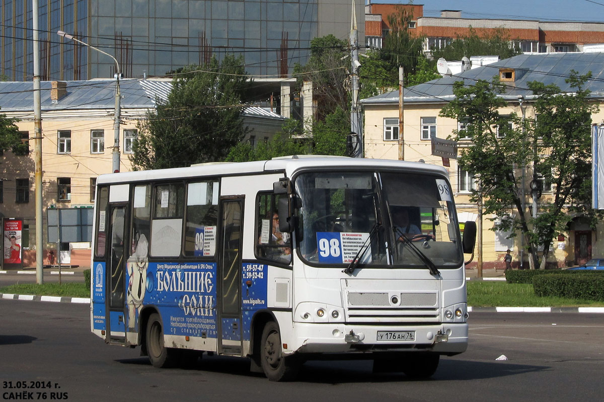 Ярославская область, ПАЗ-320402-03 № У 176 АН 76