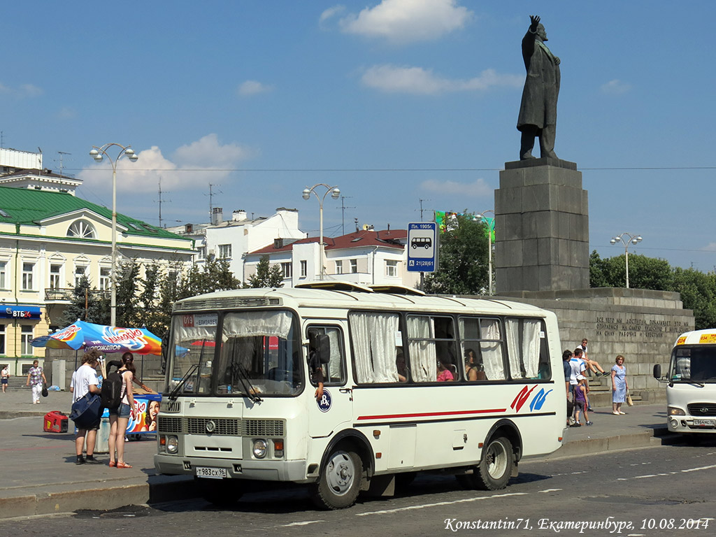 Свердловская область, ПАЗ-32054 № Т 983 СХ 96