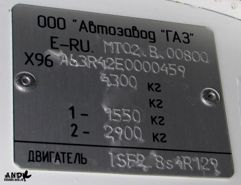 Красноярский край, ГАЗ-A63R42 Next № Next (459)