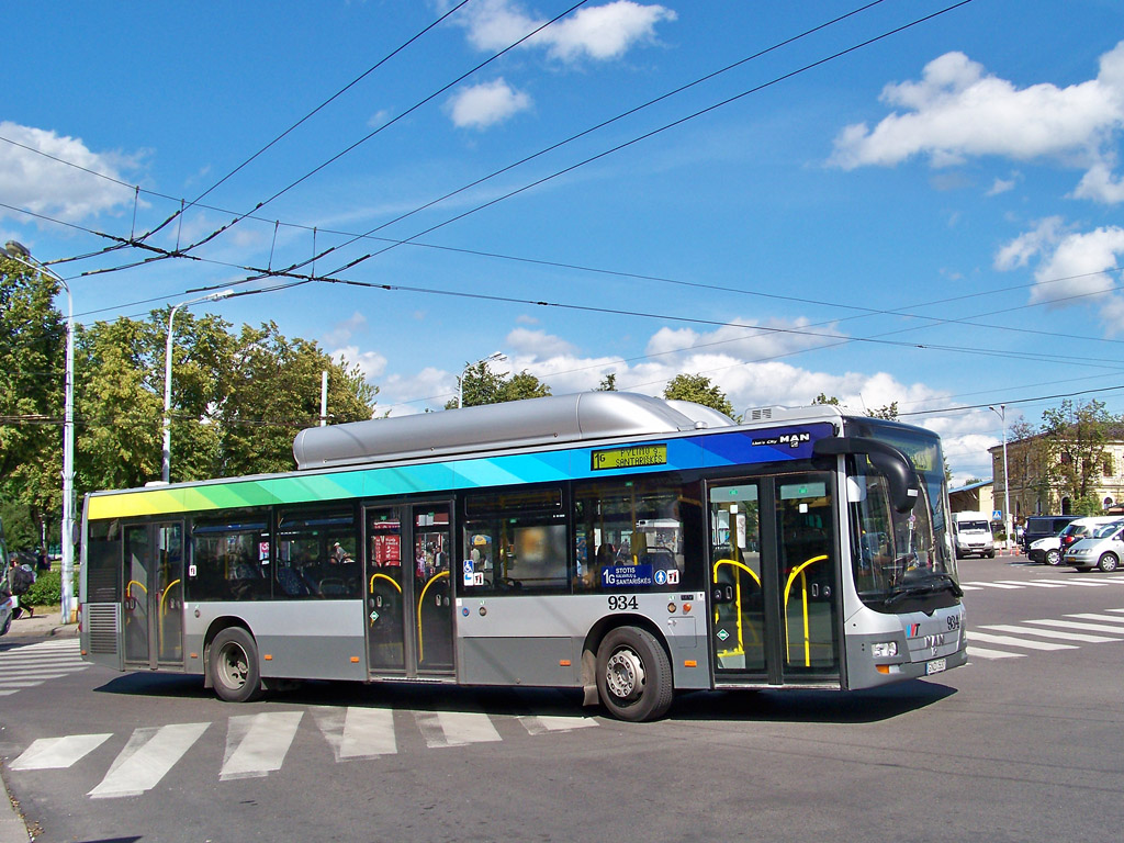 Литва, MAN A21 Lion's City NL273 CNG № 934