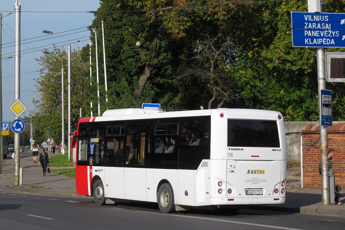 Litvánia, TEMSA MD9 LE sz.: 258