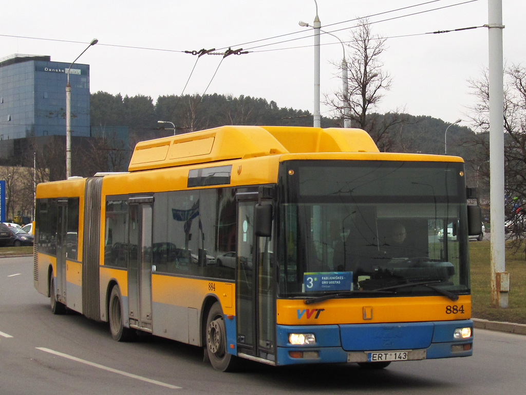 Litva, MAN A23 NG313 CNG č. 884