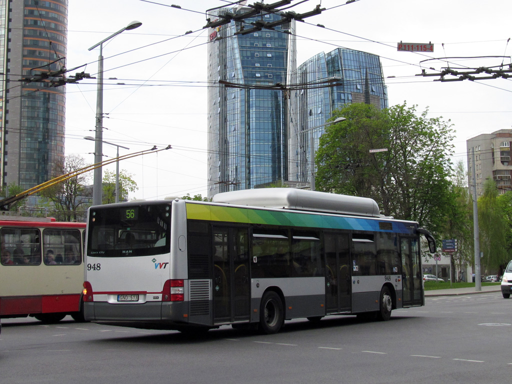 Литва, MAN A21 Lion's City NL273 CNG № 948