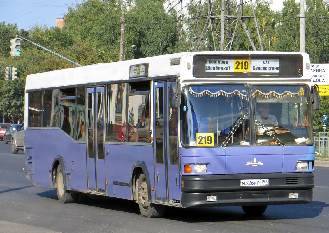 Нижегородская область, МАЗ-104.С21 № М 326 КР 152