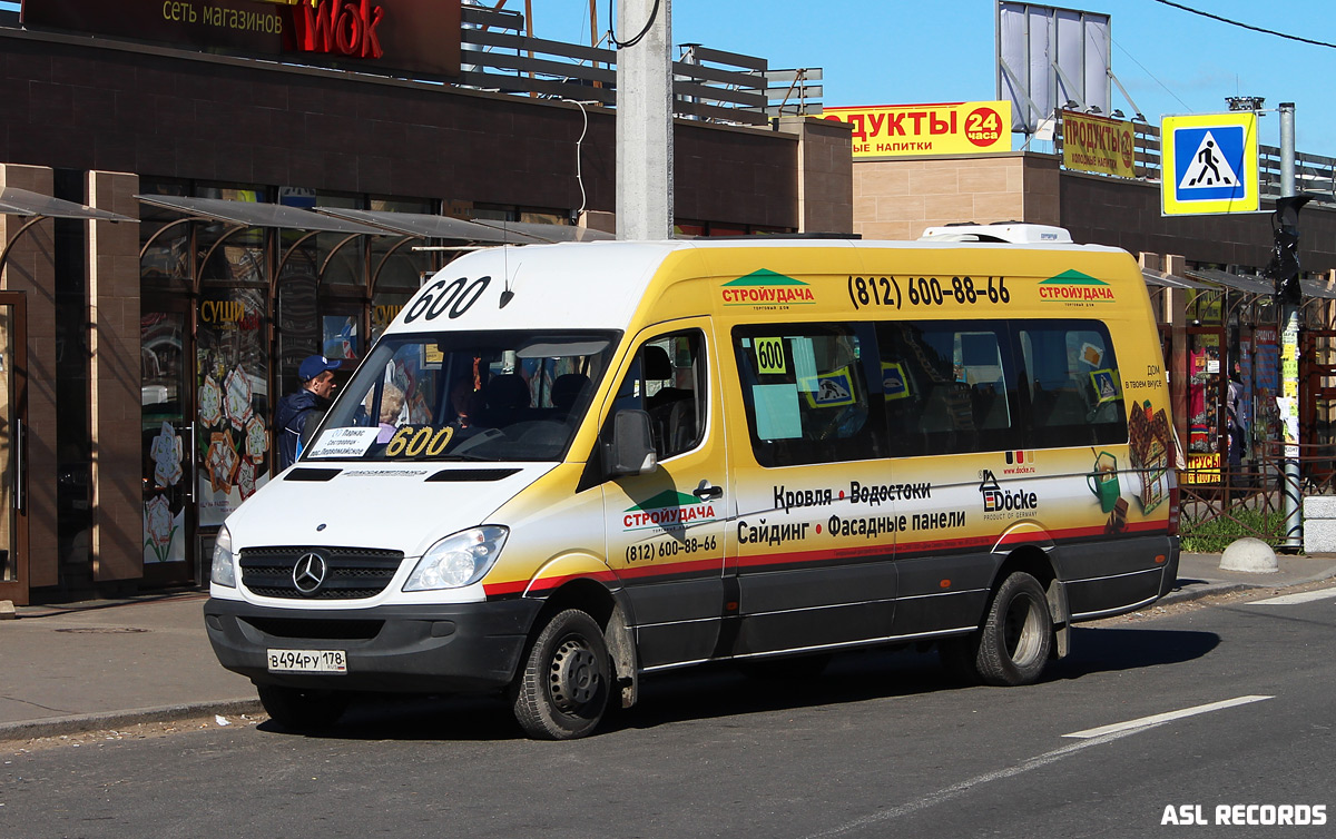 Санкт-Петербург, Луидор-22360C (MB Sprinter) № В 494 РУ 178