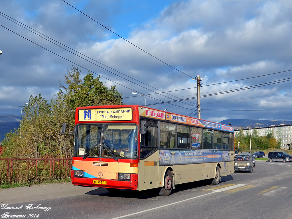 Мурманская область, Mercedes-Benz O405 № АВ 403 51