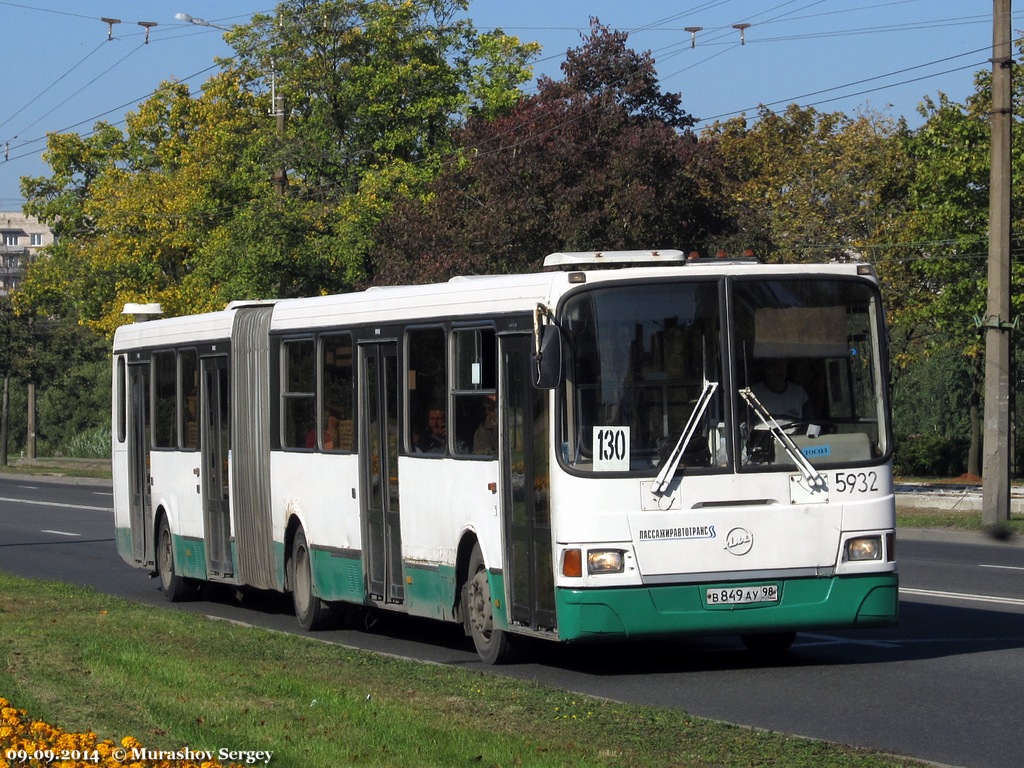 Санкт-Петербург, ЛиАЗ-6212.00 № 5932