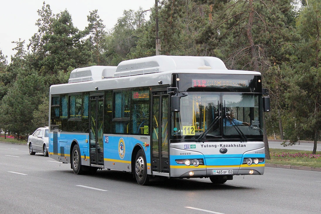 Алматы, Yutong ZK6118HGA № 419