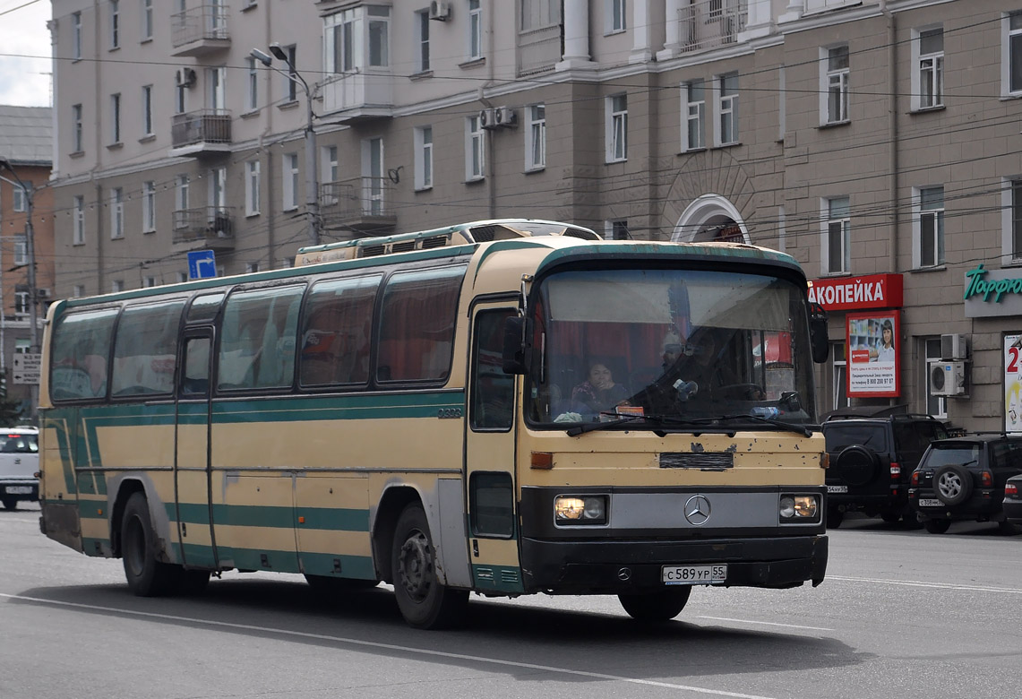 Омская область, Mercedes-Benz O303-15KHP-A № С 589 УР 55