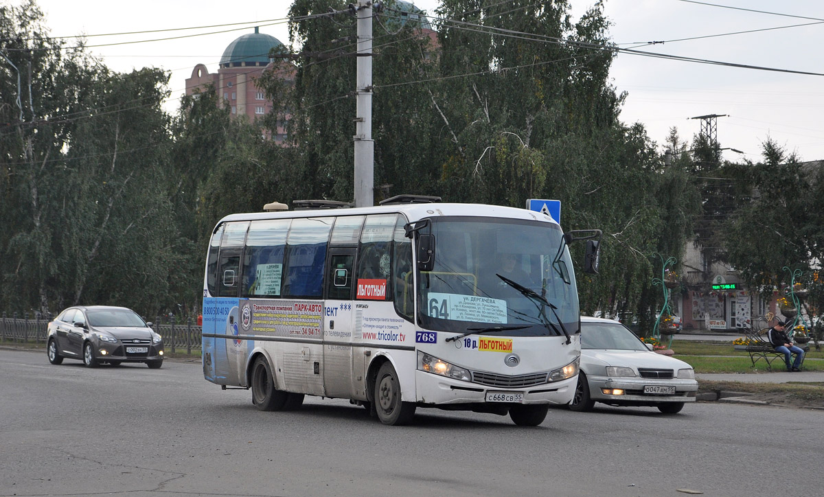 Omsk region, Yutong ZK6737D # 768