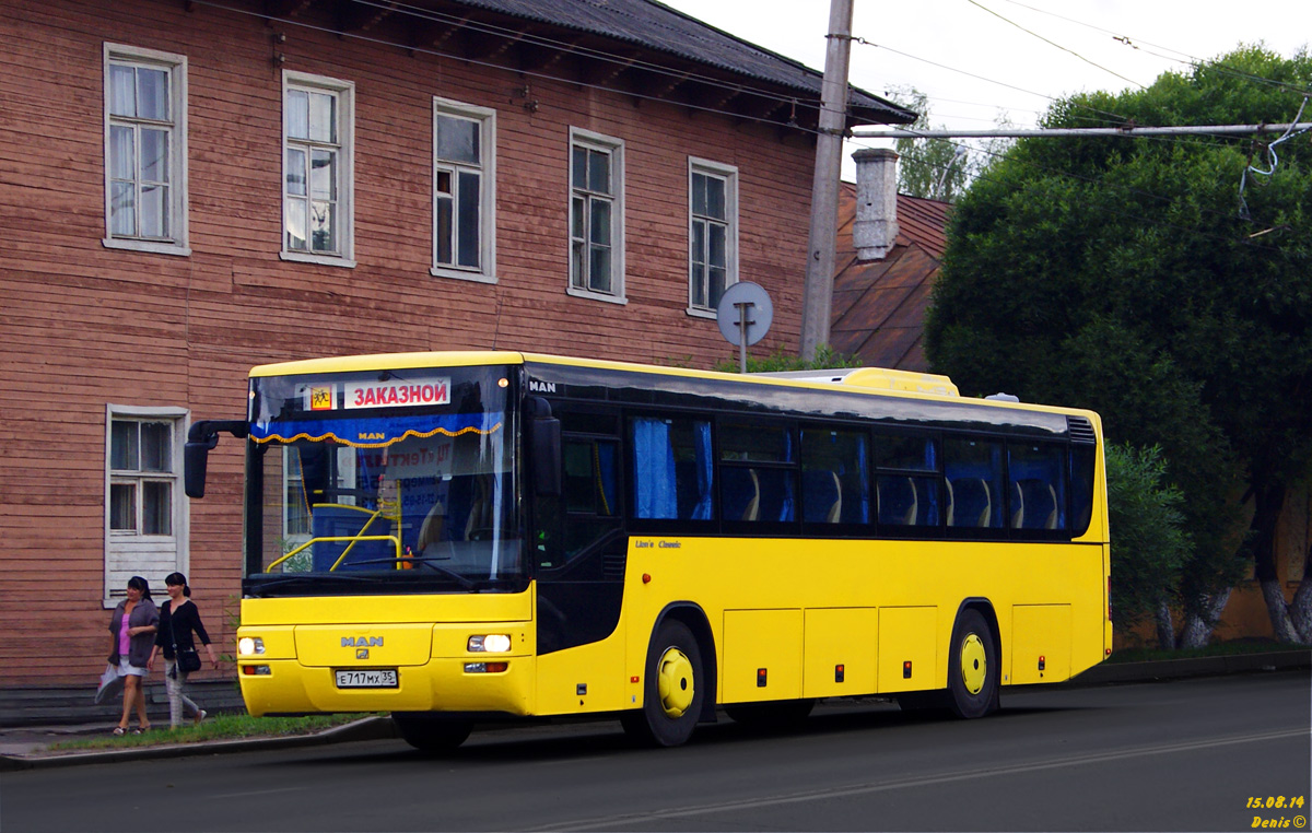 Вологодская область, MAN A72 Lion's Classic SÜ313 № Е 717 МХ 35