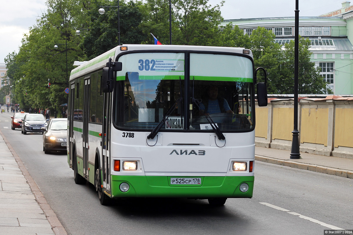 Санкт-Петербург, ЛиАЗ-5293.60 № 3788