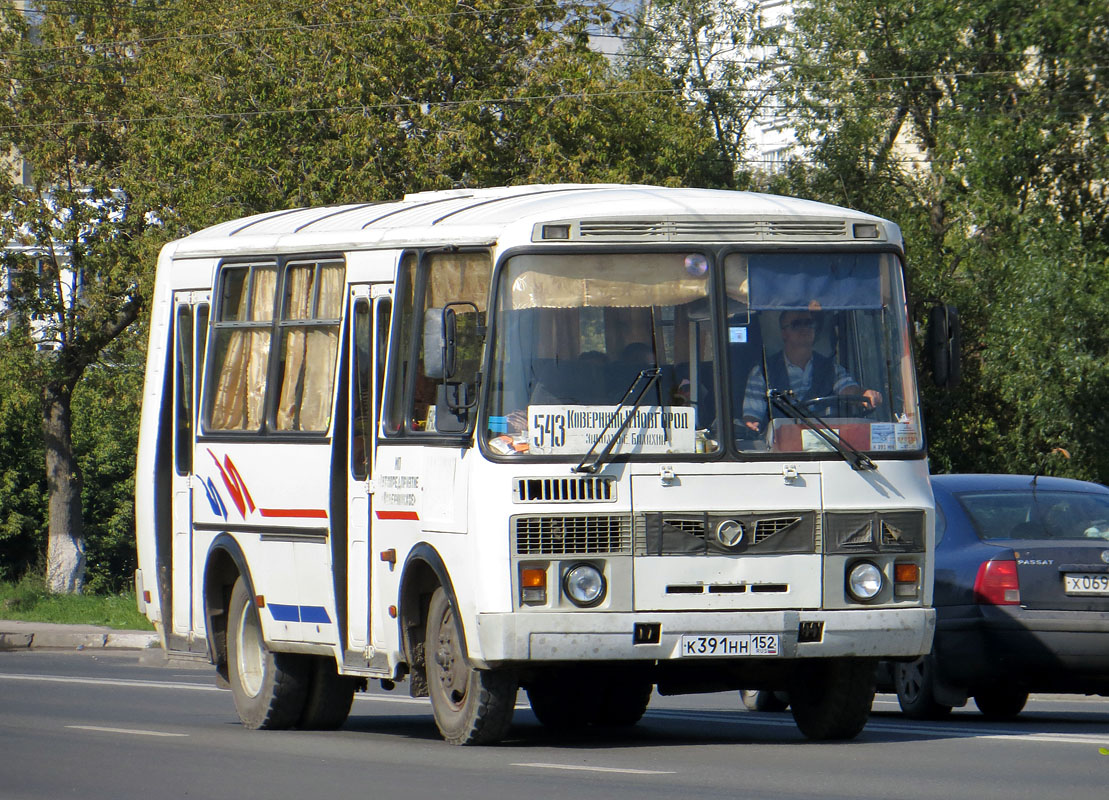 Нижегородская область, ПАЗ-32054 № К 391 НН 152