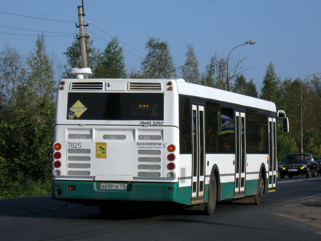 Санкт-Петербург, ЛиАЗ-5292.60 № 7825