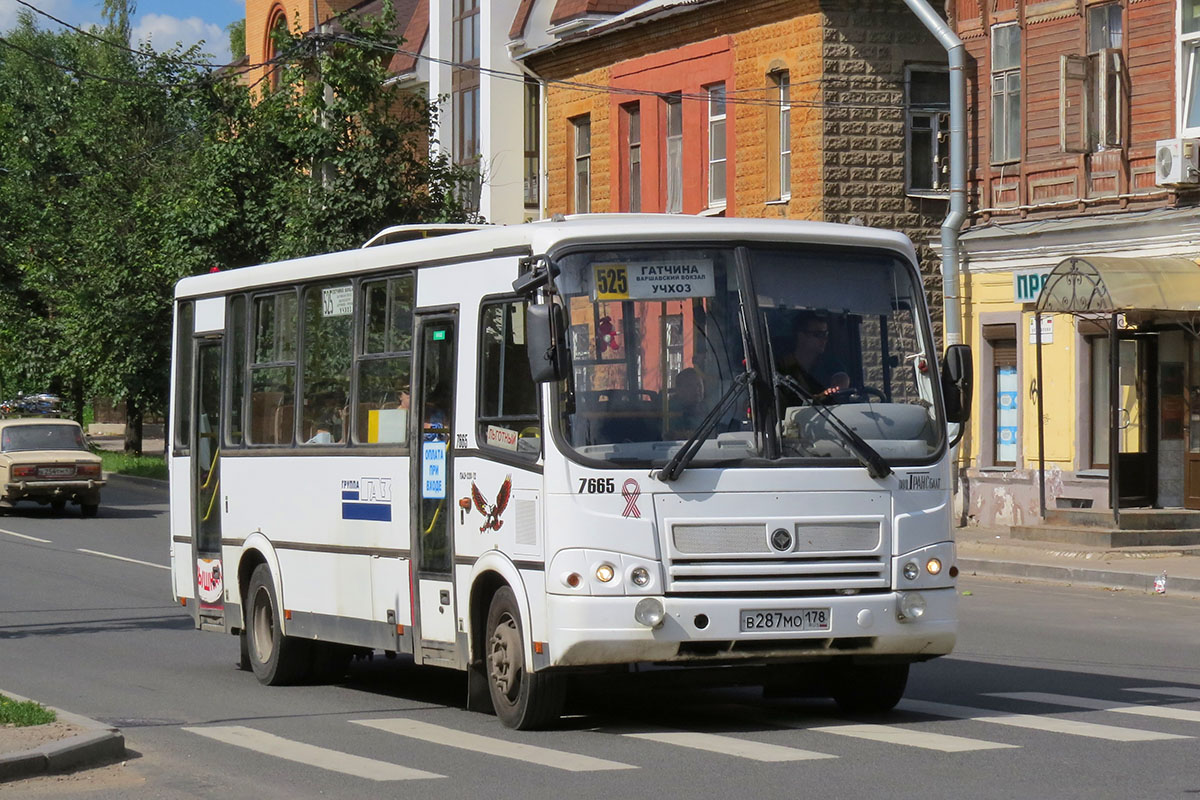 Ленинградская область, ПАЗ-320412-05 № 7665