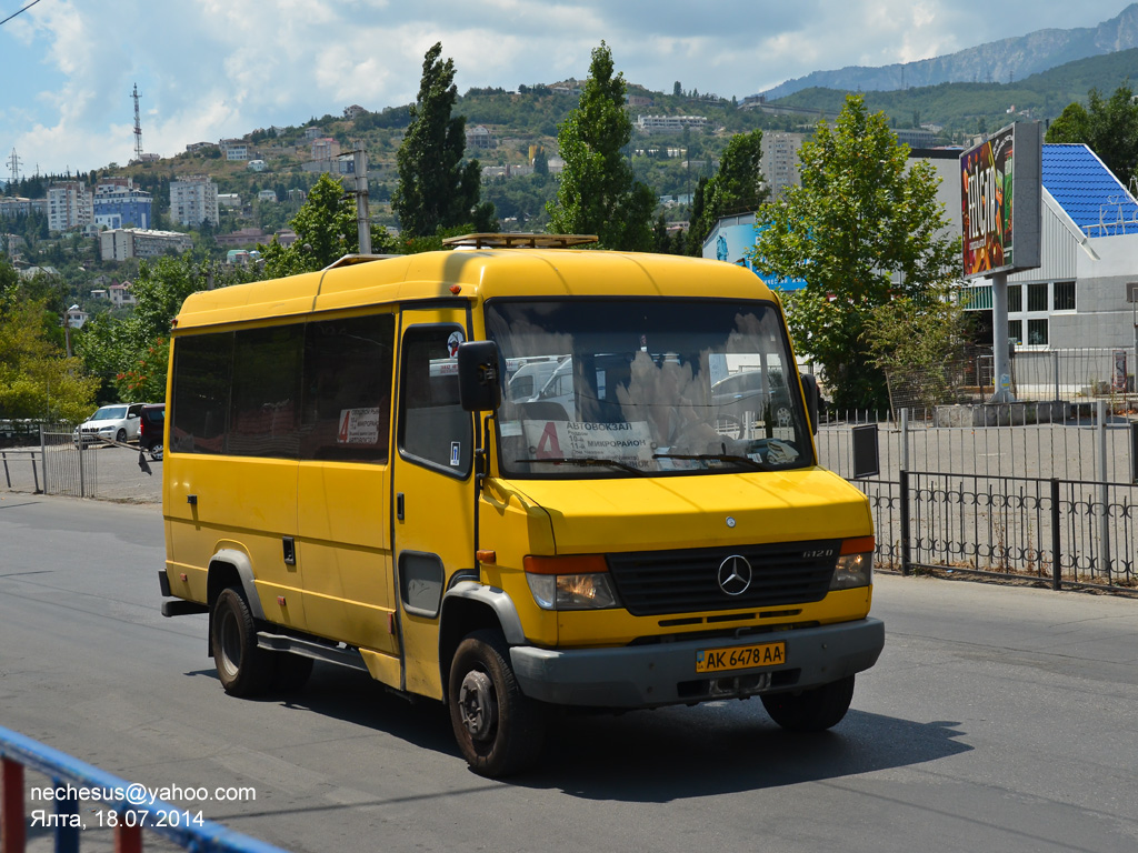 Республика Крым, Mercedes-Benz Vario 612D № AK 6478 AA