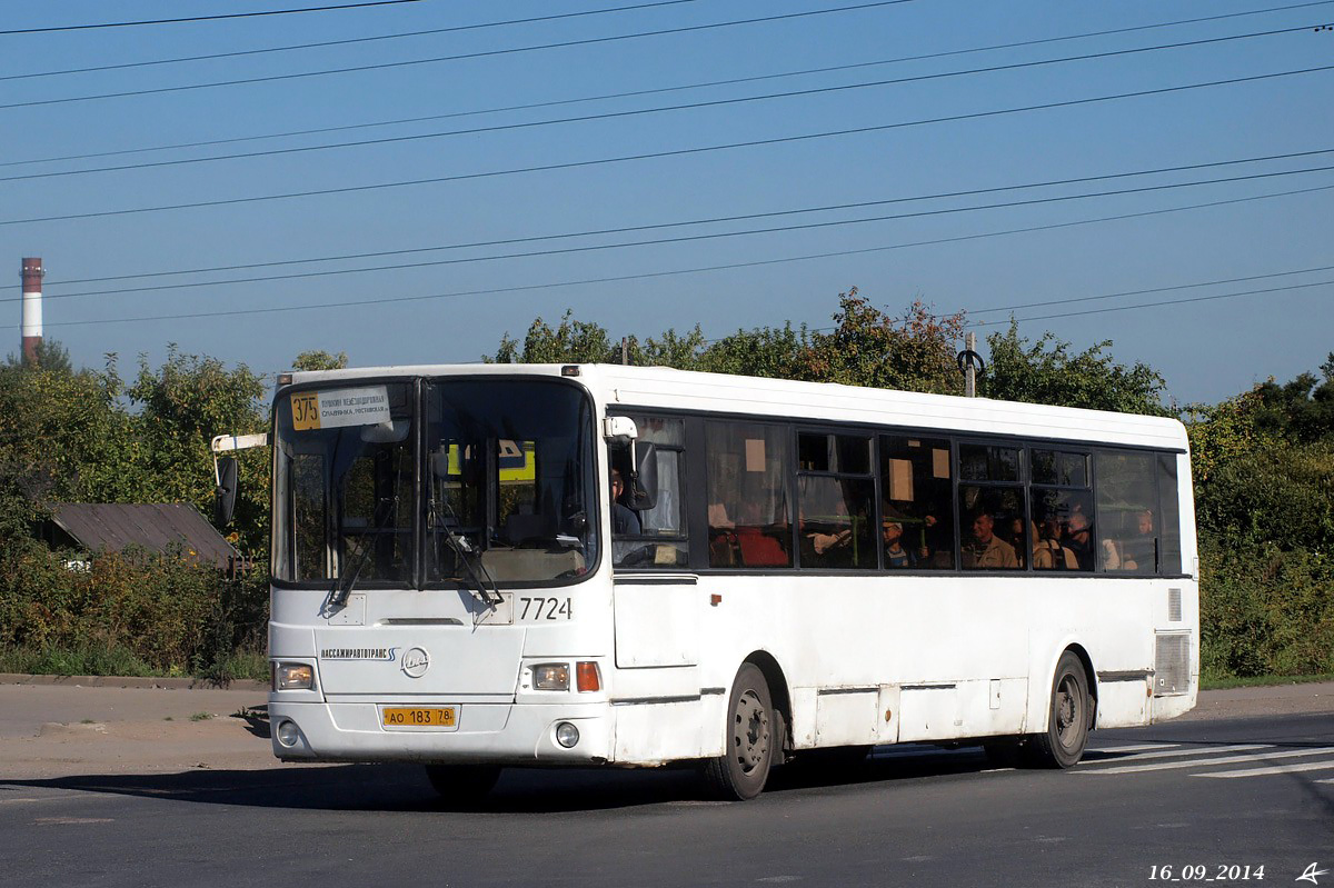 Санкт-Петербург, ЛиАЗ-5256.25 № 7724