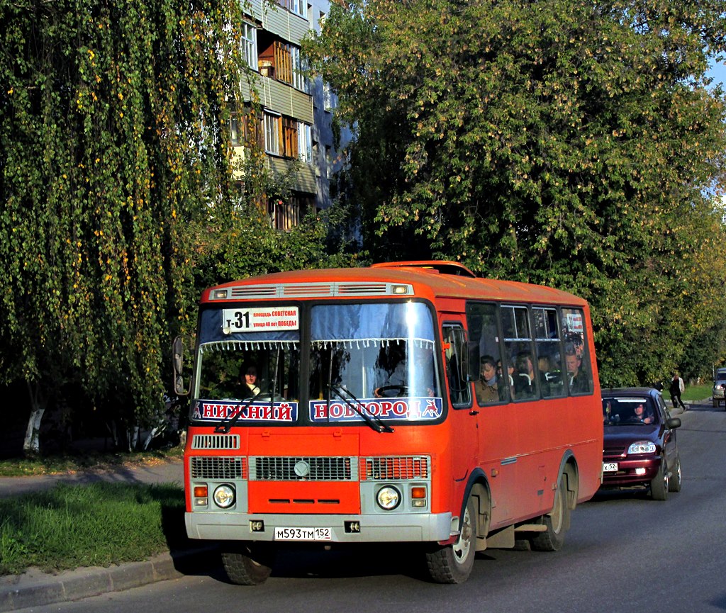 Нижегородская область, ПАЗ-32054 № М 593 ТМ 152