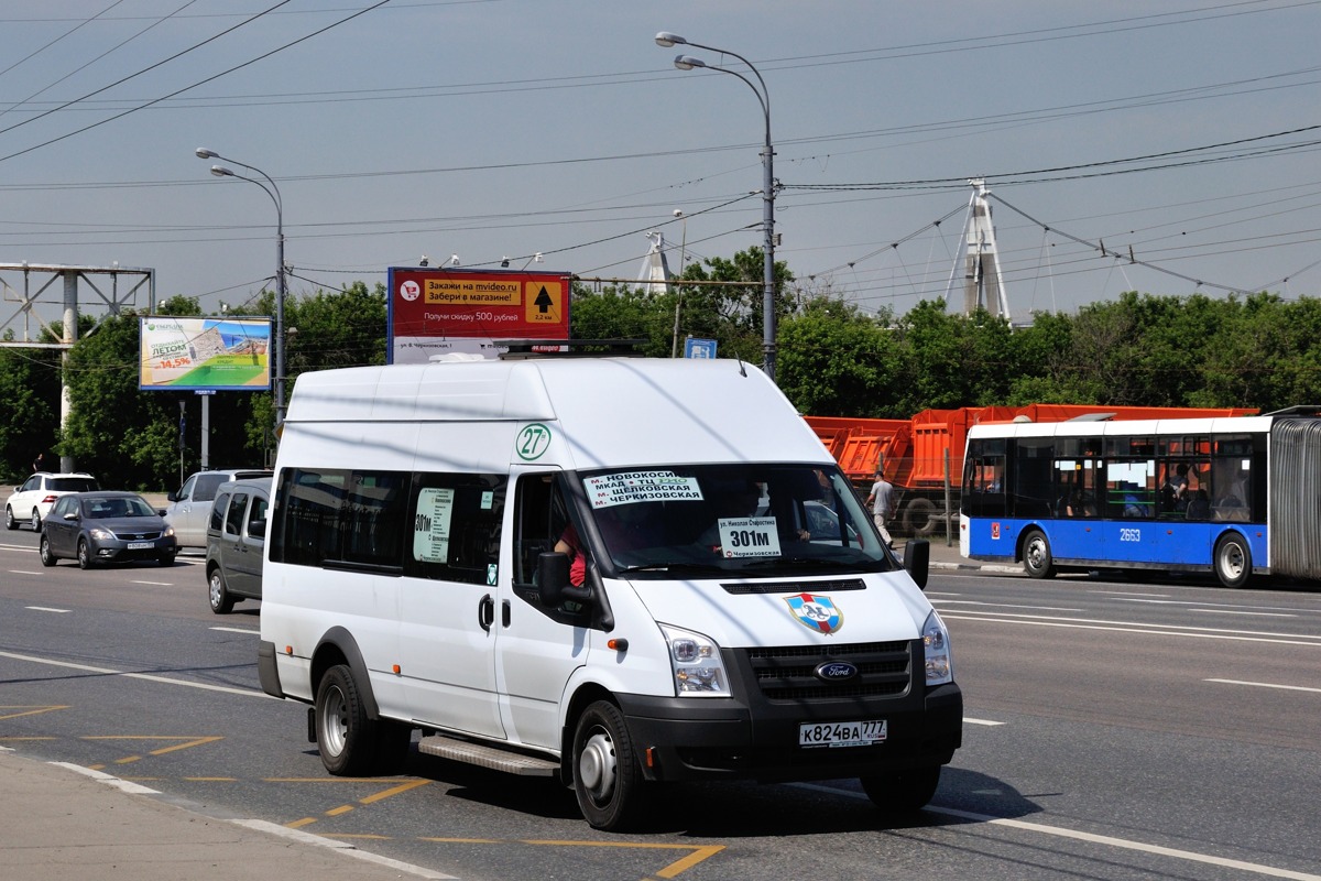 Москва, Имя-М-3006 (Z9S) (Ford Transit) № К 824 ВА 777