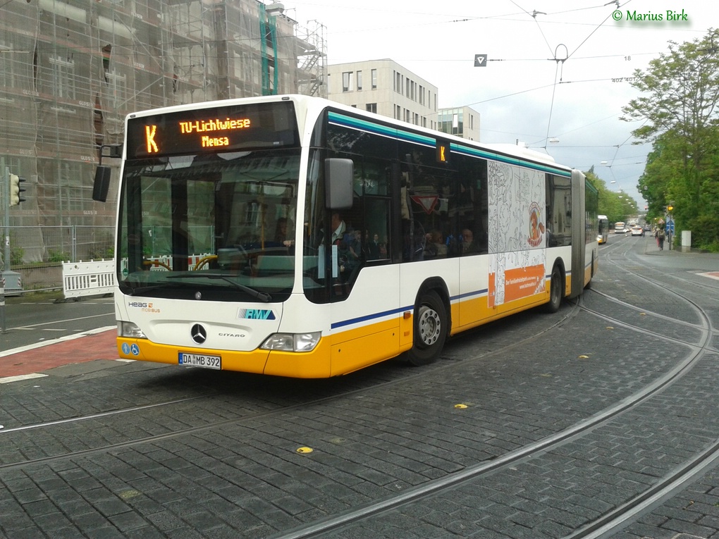 Гессен, Mercedes-Benz O530G Citaro facelift G № 392