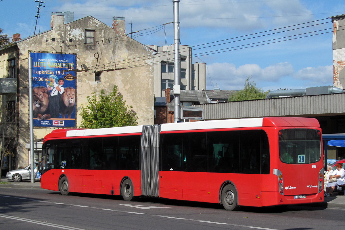 Литва, Van Hool New AG300 № 803