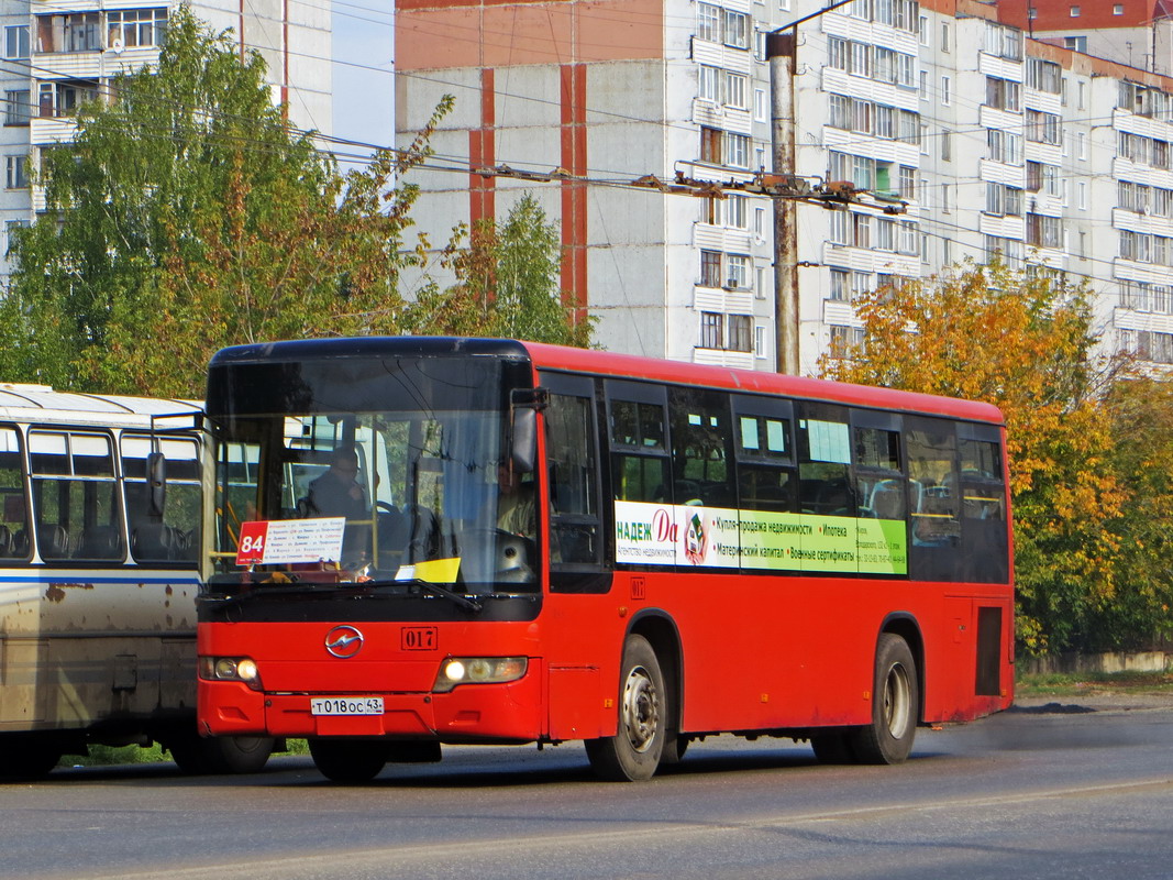 Кировская область, Higer KLQ6118GS № Т 018 ОС 43