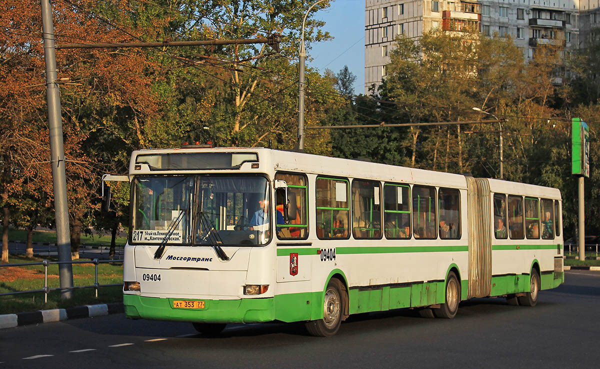 Москва, ЛиАЗ-6212.01 № 09404