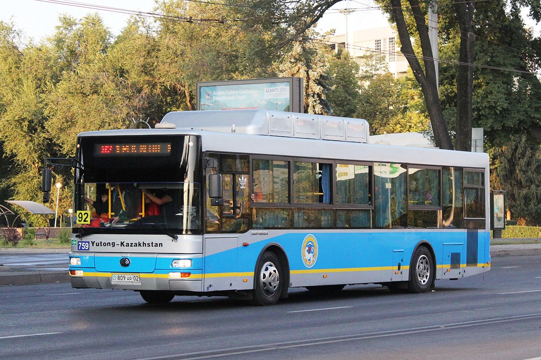 Алматы, Yutong ZK6118HGA № 759