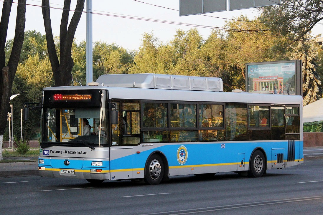 Алматы, Yutong ZK6118HGA № 705