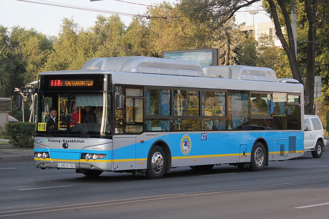 Алматы, Yutong ZK6118HGA № 437