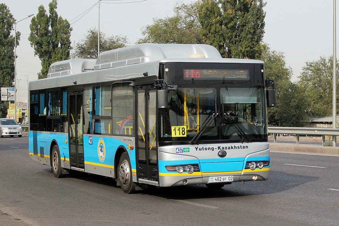 Алматы, Yutong ZK6118HGA № 437