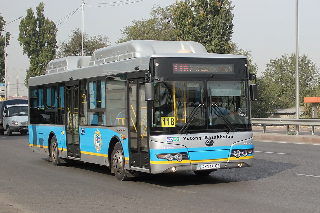 Алматы, Yutong ZK6118HGA № 432