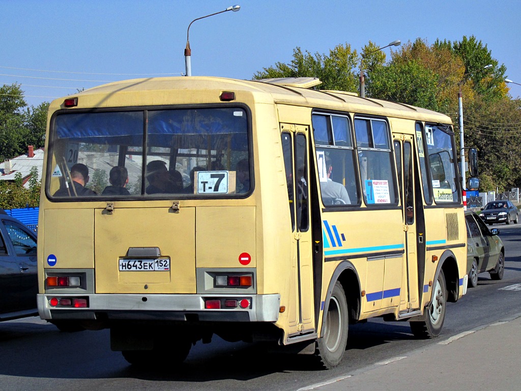 Nizhegorodskaya region, PAZ-32053 № Н 643 ЕК 152