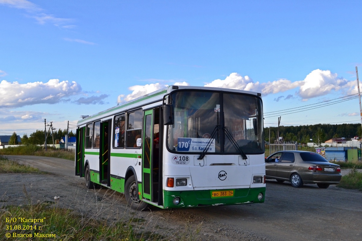 Челябинская область, ЛиАЗ-5256.26 № 108