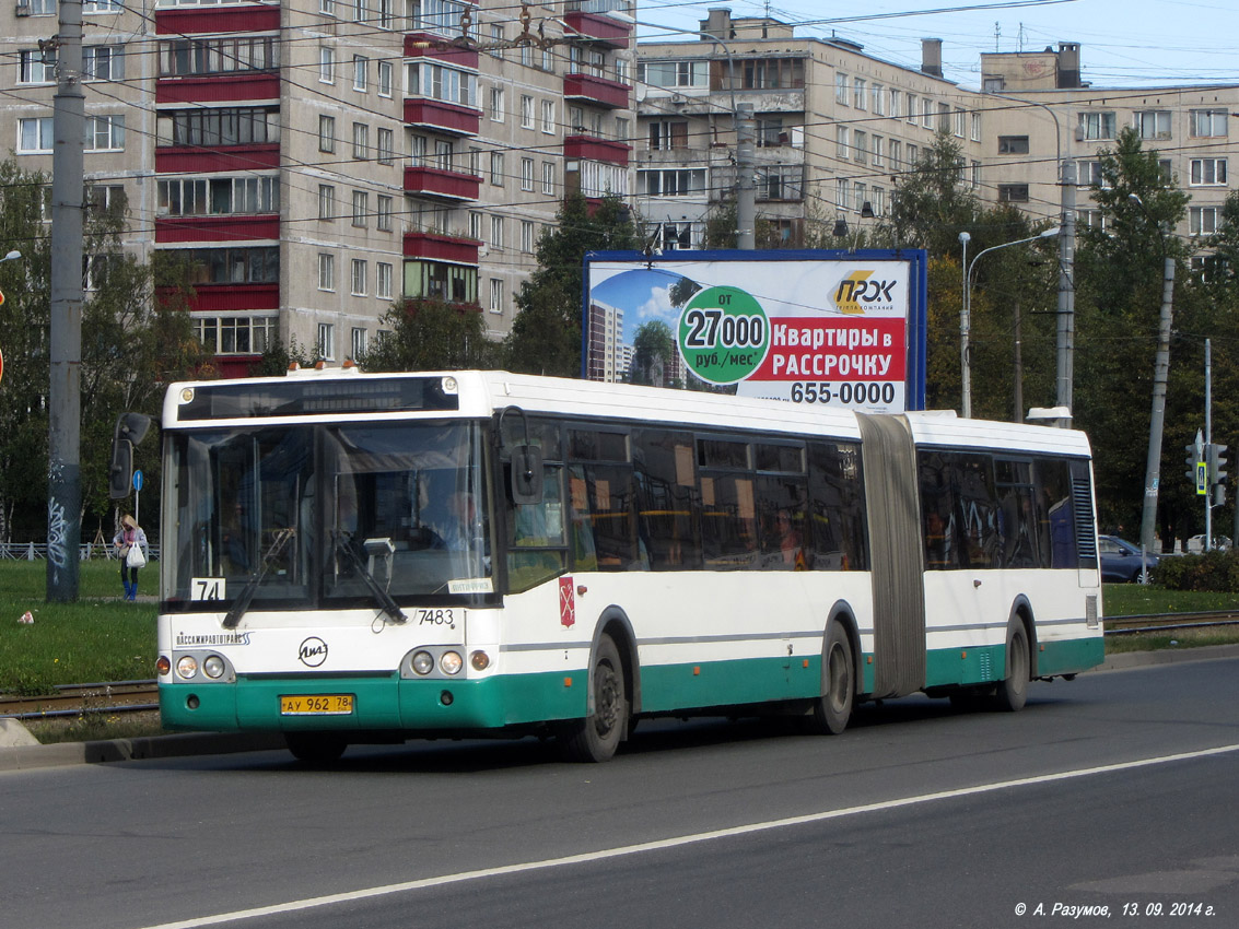 Санкт-Петербург, ЛиАЗ-6213.20 № 7483