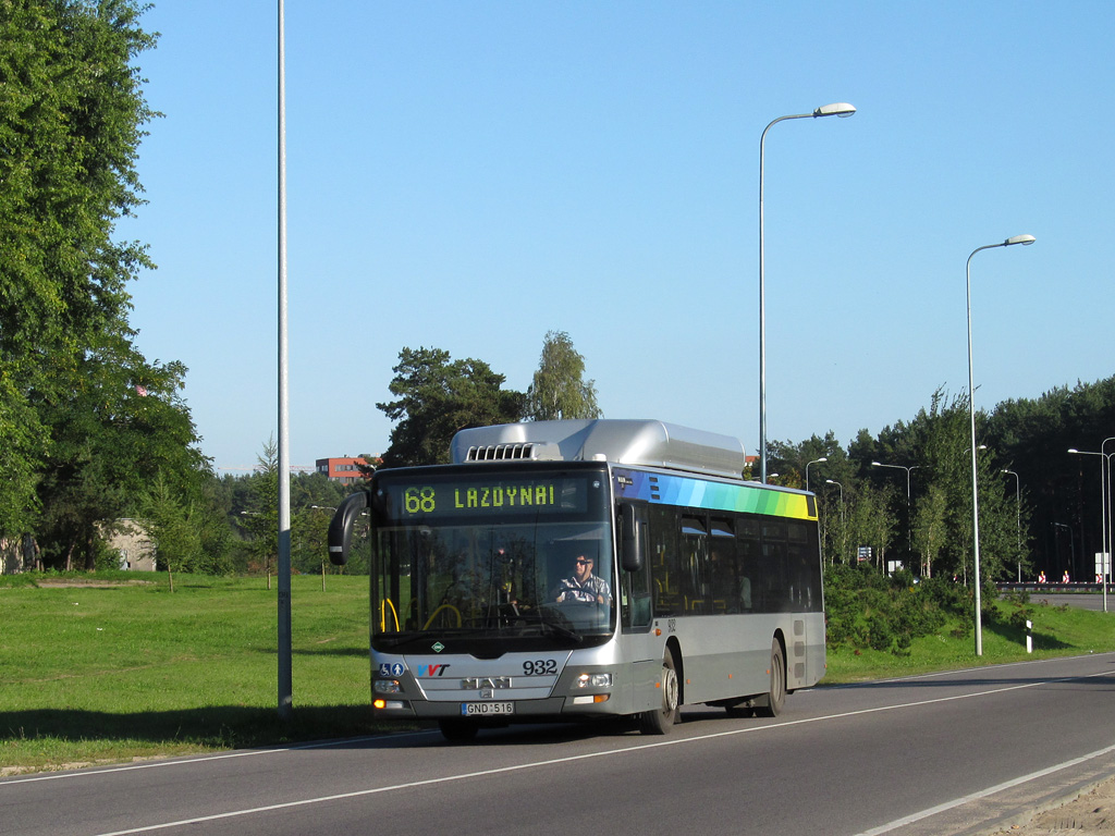 Lithuania, MAN A21 Lion's City NL273 CNG # 932