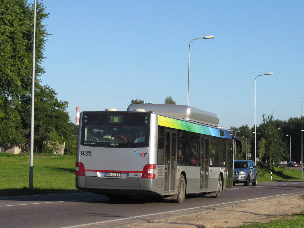 Lithuania, MAN A21 Lion's City NL273 CNG # 932