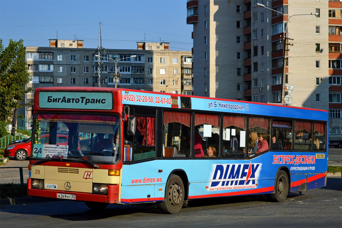 Vladimir region, Mercedes-Benz O405N2 # В 269 НТ 33