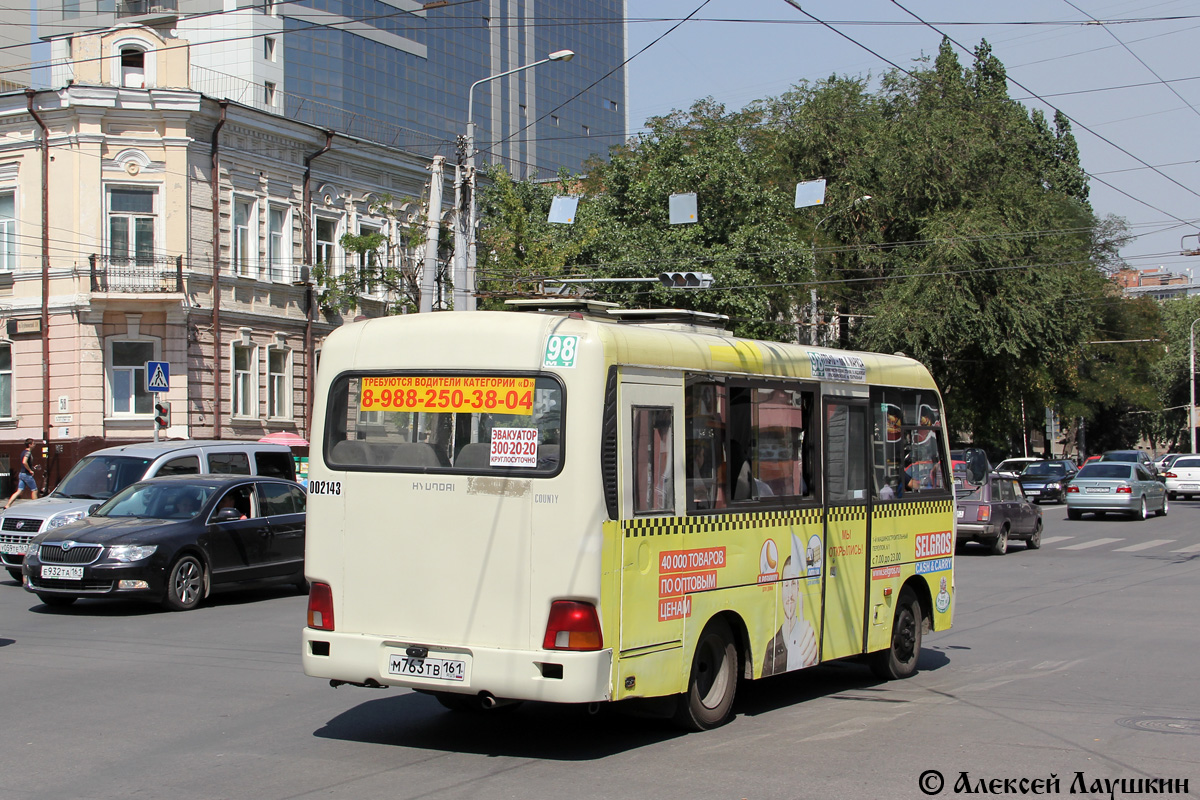 Ростовская область, Hyundai County SWB C08 (РЗГА) № 002143