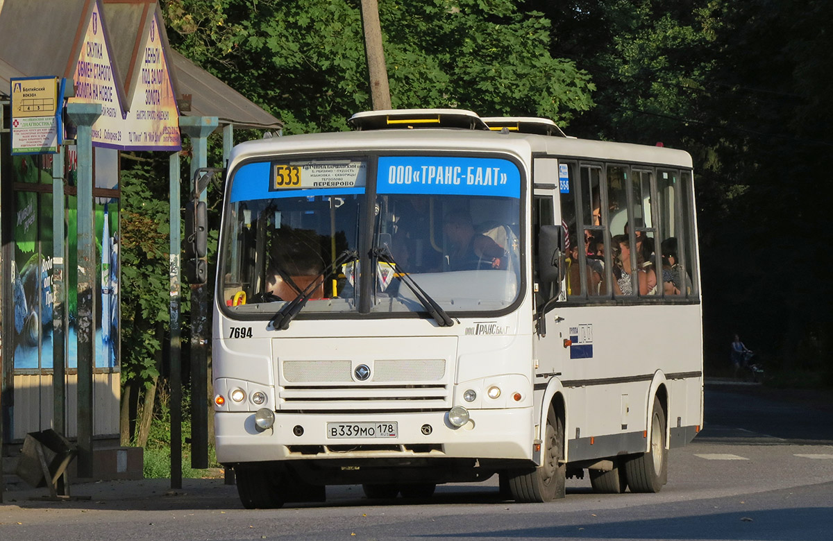 Ленинградская область, ПАЗ-320412-05 № 7694