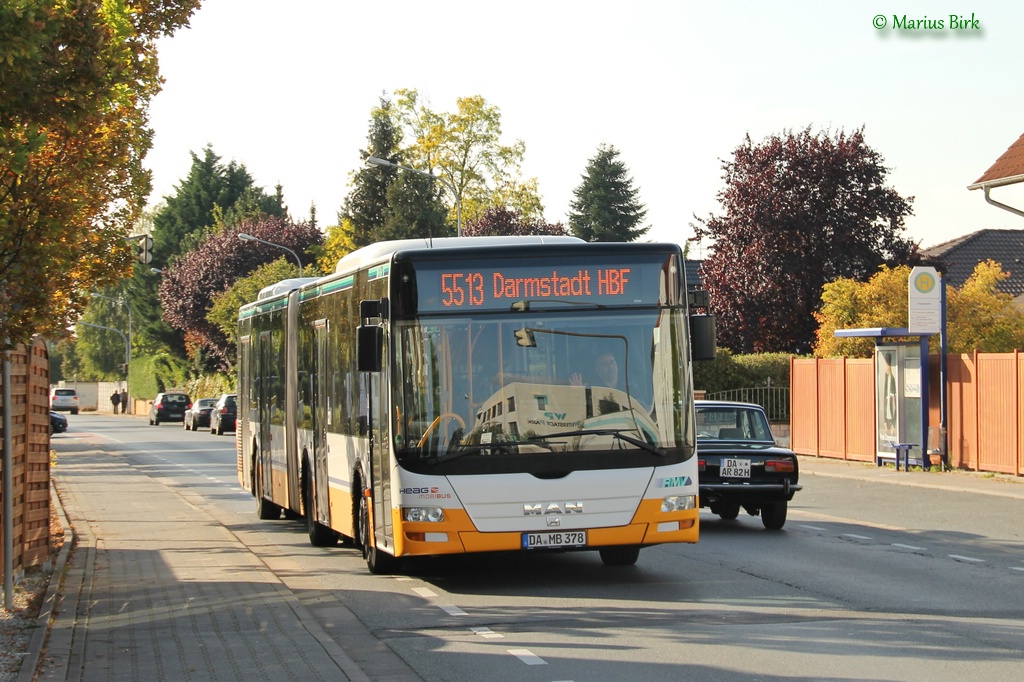 Гессен, MAN A23 Lion's City G NG323 № 378