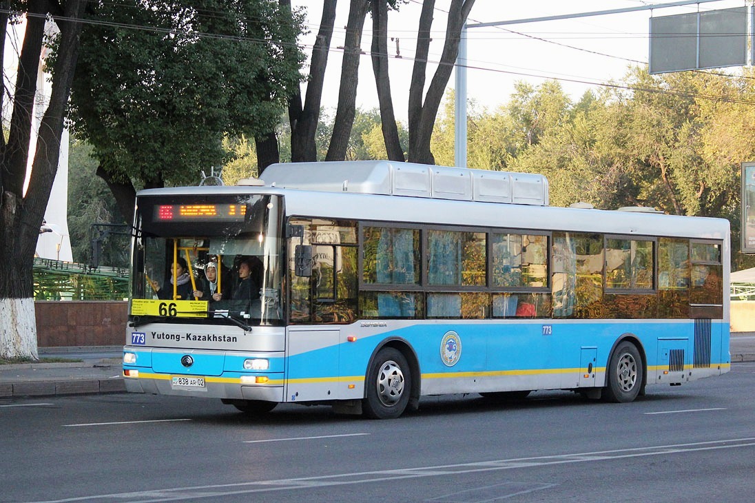 Алматы, Yutong ZK6118HGA № 773