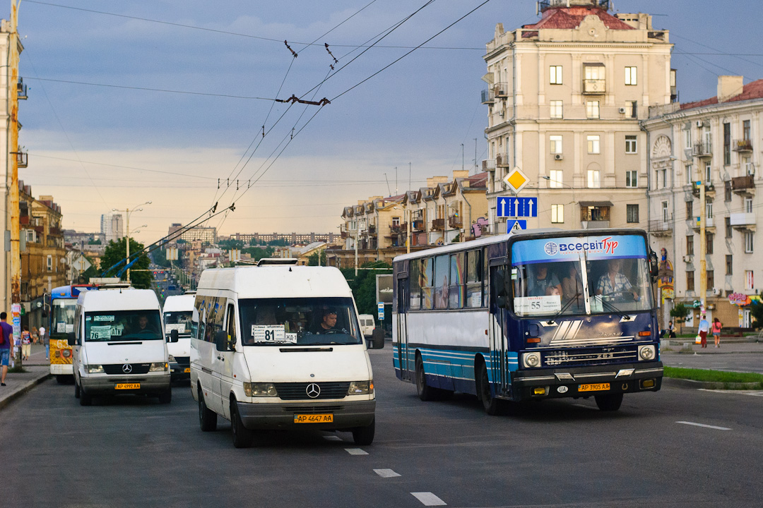 Запорожская область, Mercedes-Benz Sprinter W903 312D № AP 4647 AA; Запорожская область, Ikarus 263.01 № AP 3905 AA