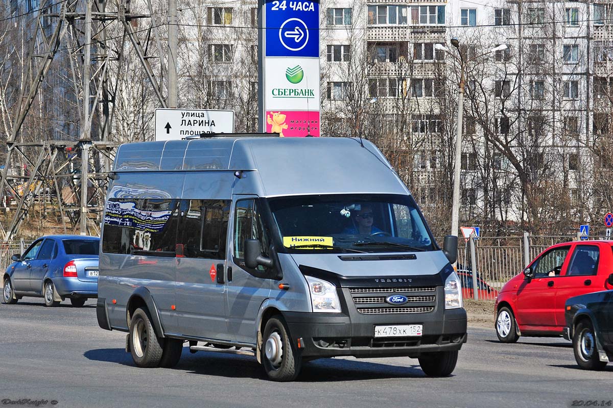 Нижегородская область, Нижегородец-222700  (Ford Transit) № К 478 ХК 152