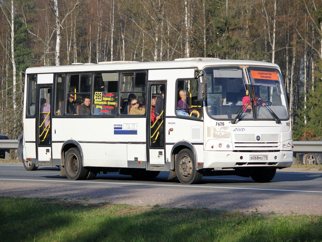 Санкт-Петербург, ПАЗ-320412-05 № 7626