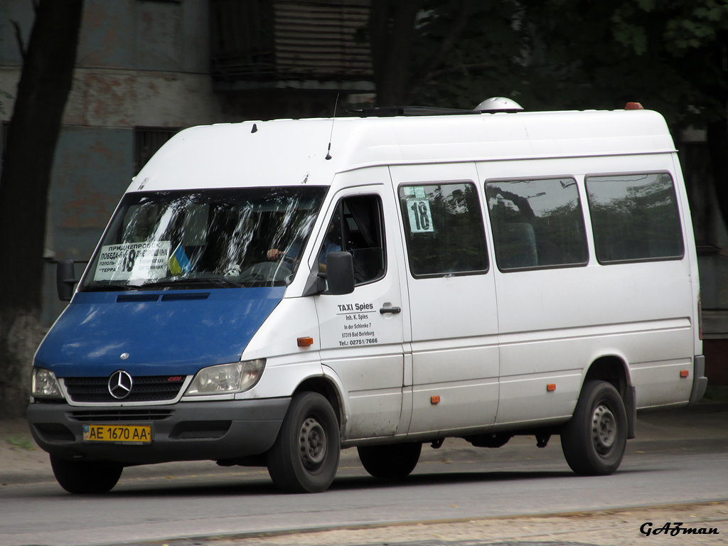 Днепропетровская область, Mercedes-Benz Sprinter W903 308CDI № AE 1670 AA