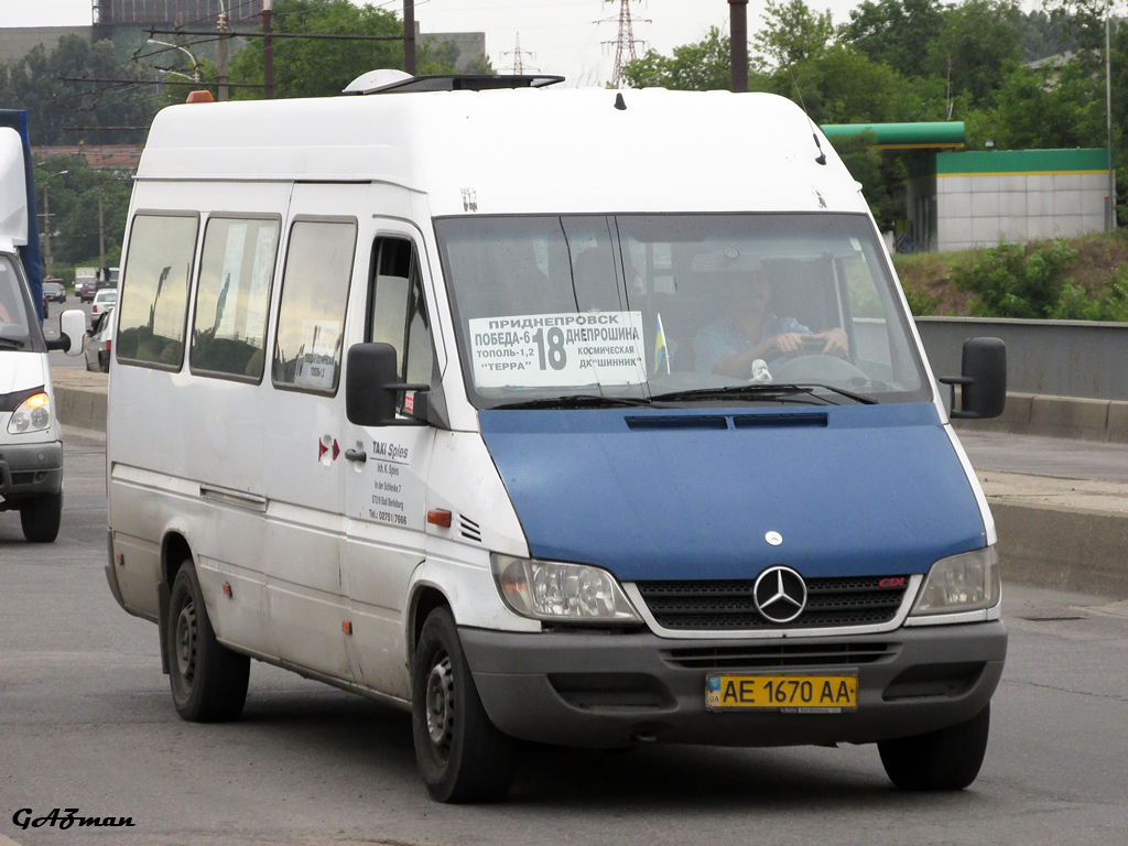 Днепропетровская область, Mercedes-Benz Sprinter W903 308CDI № AE 1670 AA