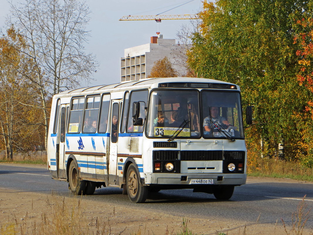 Кировская область, ПАЗ-4234 № У 448 ОЕ 43