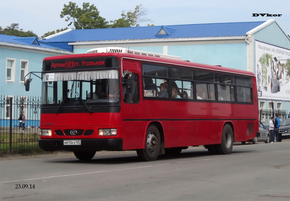 Приморский край, Daewoo BS106 Royal City (Busan) № М 013 КХ 125